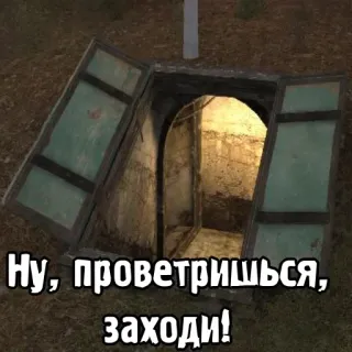 🤙 Ну, проветришься, заходи! telegram sticker