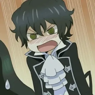 🕷 Anime, Manga, Charakter, Wütend, Cartoon telegram sticker