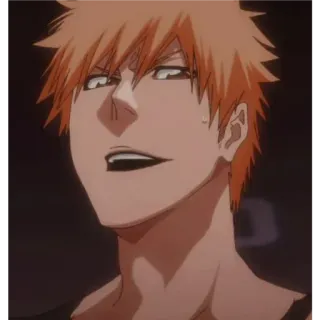 💈 Ichigo Kurosaki Bleach Ichigo, Bleach, Anime, Manga, Charakter, Orange Haare, Ichigo Kurosaki whatsapp sticker