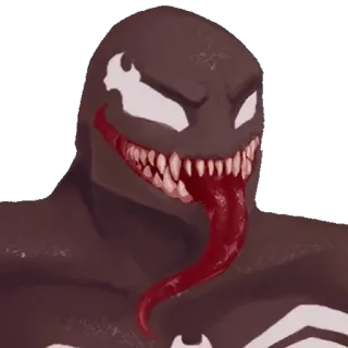 😀 Venom Venom, Antiheld, Marvel, Spider-Man, Symbiont, Bösewicht telegram sticker