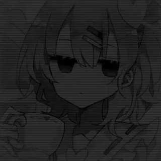 🎧 Ragazza anime, Kawaii, Carino, Adesivo, Cartone animato telegram sticker