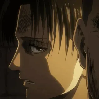 🏹 Levi Ackerman Attack on Titan Levi, Levi Ackerman, Atak Tytanów, Anime, Manga, Postać, Żołnierz telegram sticker