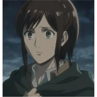 ⚡ Sasha Braus Attack on Titan Sasha Braus, Attack on Titan, Anime, Manga, Karakter telegram sticker
