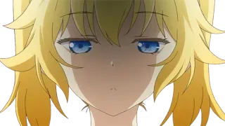 😡 Anime, Blond, Mädchen, Cartoon, Porträt whatsapp sticker
