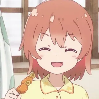 🎐 Anime, Chica, Comida, Dibujos animados telegram sticker