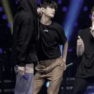 ⛓ ONE men, performance, stage, music, group telegram sticker