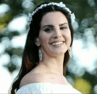 😍 Lana Del Rey Lana Del Rey, cantora, compositora, celebridade, mulher, retrato telegram sticker