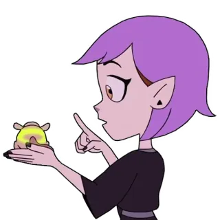 🤓 Amity Blight The Owl House cartoon, the owl house, amity blight, fantasy, magic telegram sticker