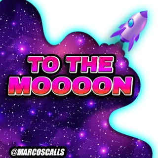 😋 TO THE MOOOON
@MARCOSOSCALLS moon, rocket, space, stars, crypto, investing, stonks telegram sticker