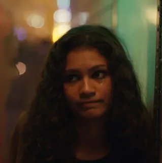 🧬 Zendaya zendaya, schauspielerin, frau, porträt, promi, euphoria whatsapp sticker