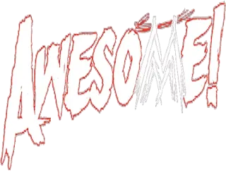 🕶 AWESOME! awesome, exclamation, cool telegram sticker