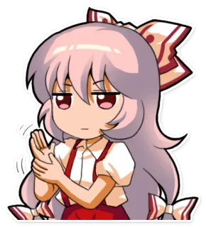 😔 Аниме, Манга, Чиби, Девушка, Милый, Персонаж telegram sticker