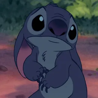 ❣️ Stitch Lilo & Stitch disney, smutny, kreskówka, obcy, słodki telegram sticker