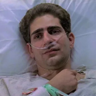 🤕 Christopher Moltisanti The Sopranos โรงพยาบาล, บาดเจ็บ, เตียง, รายการทีวี telegram sticker