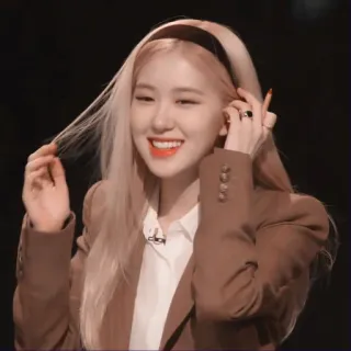 🐰 Rose Роуз, Blackpink, K-pop, Певица, Знаменитость telegram sticker