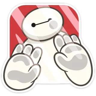 🙌 Baymax Big Hero 6 Baymax, Les Nouveaux Héros, Disney, Robot, Amical, Assistant médical telegram sticker