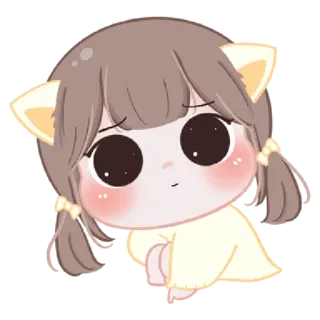 🥺 kawaii, schattig, cartoon, anime, sticker, manga telegram sticker