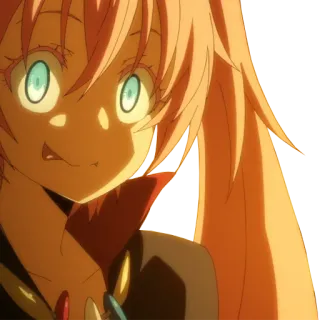 😈 Anime, Personaje, Chica, Retrato whatsapp sticker