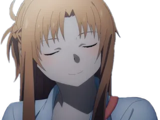 😊 Asuna Yuuki Sword Art Online Anime, Sword Art Online, Asuna, Asuna Yuuki, Garota Anime, Sorriso telegram sticker