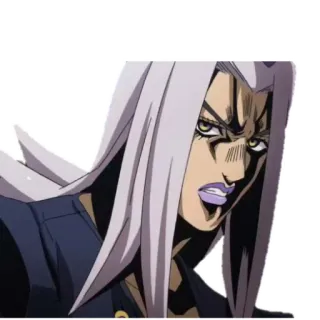 🤨 Leone Abbacchio JoJo's Bizarre Adventure Anime, Jojo, Abbacchio, Personaggio, Espressione telegram sticker