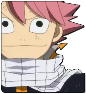 😈 Natsu Dragneel Fairy Tail anime, manga, fairy tail, natsu dragneel, character, sticker telegram sticker
