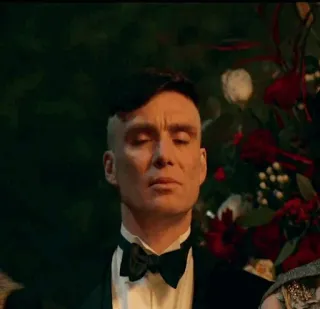 💦 Thomas Shelby Peaky Blinders Peaky Blinders, Thomas Shelby, Cillian Murphy, Krimidrama, Gangster, Historienfilm telegram sticker
