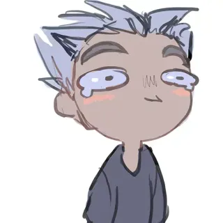 ✔ персонаж, мультфильм, эскиз, искусство, рисунок telegram sticker
