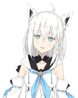 🌽白上フブキ Shirakami Fubuki whatsapp stickers