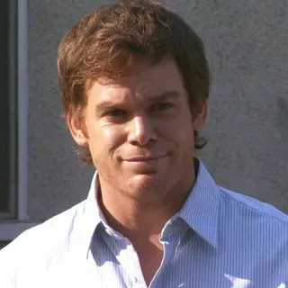 ☺️ Dexter Morgan Dexter asesino en serie, analista de sangre, programa de tv, Michael C. Hall telegram sticker