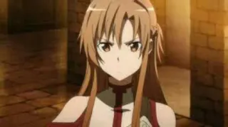 😒 Asuna Yuuki Sword Art Online Anime, Personaggio, Sword Art Online, Asuna, Yuuki, Femmina, Ragazza telegram sticker