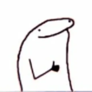 👍 Cartoon, Daumen hoch, Zustimmung, OK, Weiß, Einfach, Fröhlich whatsapp sticker