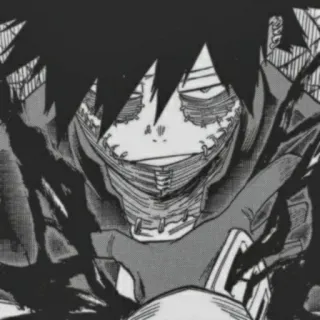 ⚡️ Dabi My Hero Academia 애니메이션, 만화, 다비, 나의 히어로 아카데미아, 빌런, 불, 꿰맴자국 telegram sticker