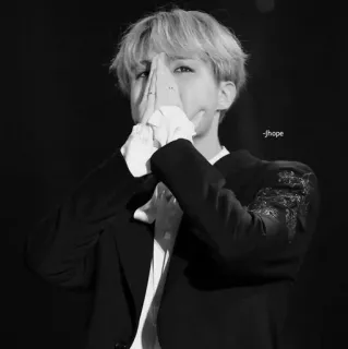 🕯 J-Hope -Jhope K-pop, Джей-Хоуп, BTS, певец, музыка telegram sticker