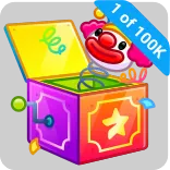 🎁 1 of 100K กล่องดนตรี, ตัวตลก, ของเล่น, ลิมิเต็ดอิดิชั่น, ของสะสม, สติกเกอร์, เกม telegram sticker
