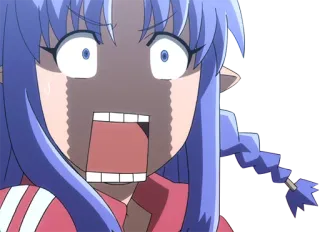 😱 アニメ, カートゥーン, 表情, ショック, 叫び, 怒り, 驚き telegram sticker