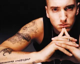 😎 Eminem 埃米纳姆, 说唱歌手, 音乐, 名人, 肖像 telegram sticker