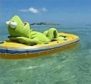 🙂 Kermit the Frog The Muppets whatsapp sticker