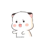 😠 卡通, 可爱, 卡哇伊, 动物, 角色 telegram sticker