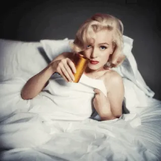 🥀 Marilyn Monroe Мэрилин Монро, актриса, певица, блондинка, винтаж, голливуд telegram sticker