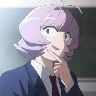 😏 Najimi Osana Komi Can't Communicate アニメ, 古見さんは、コミュ症です。, なじみおさな, 学校, 漫画, カートゥーン telegram sticker