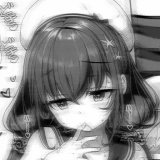 🥱 anime, girl, school uniform, cute, manga telegram sticker