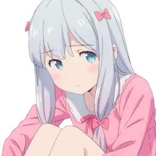 ✨ Izumi Sagiri Eromanga Sensei anime, cute, girl, manga, kawaii telegram sticker