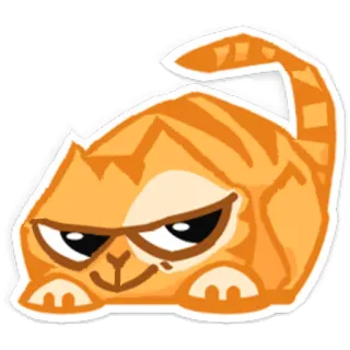 🤡 mèo, cam, nhãn dán, động vật, hoạt hình, mèo telegram sticker