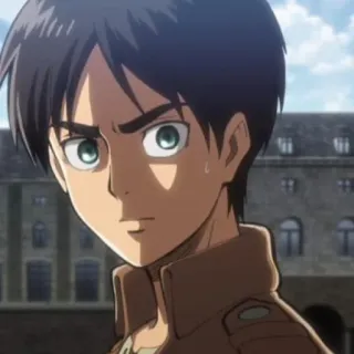 🦜 Eren Yeager Attack on Titan Anime, Personage, Manga, Eren, Attack on Titan telegram sticker