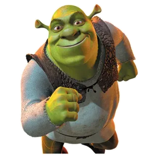 🏃‍♂️ Shrek Шрек, огр, фильм, персонаж, мультфильм telegram sticker