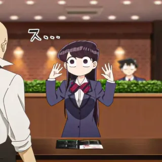 🖤 Komi Shouko Komi Can't Communicate ス… Anime, Komi, Manga, Lindo/a, Nervioso/a, Chica telegram sticker