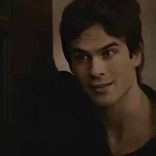🩸 Damon Salvatore The Vampire Diaries Ian Somerhalder, vampire, TV series, supernatural, drama, teen telegram sticker
