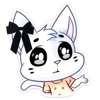 🤷‍♀ 猫, 動物, かわいい, 可愛い, ステッカー telegram sticker