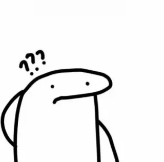🤔 ??? confundido, signos de interrogación, monigote, pregunta whatsapp sticker