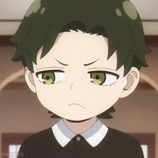 ⚜️ Damian Desmond Spy x Family Anime, Damian Desmond, Spy x Family, Charakter, Junge, Cartoon telegram sticker